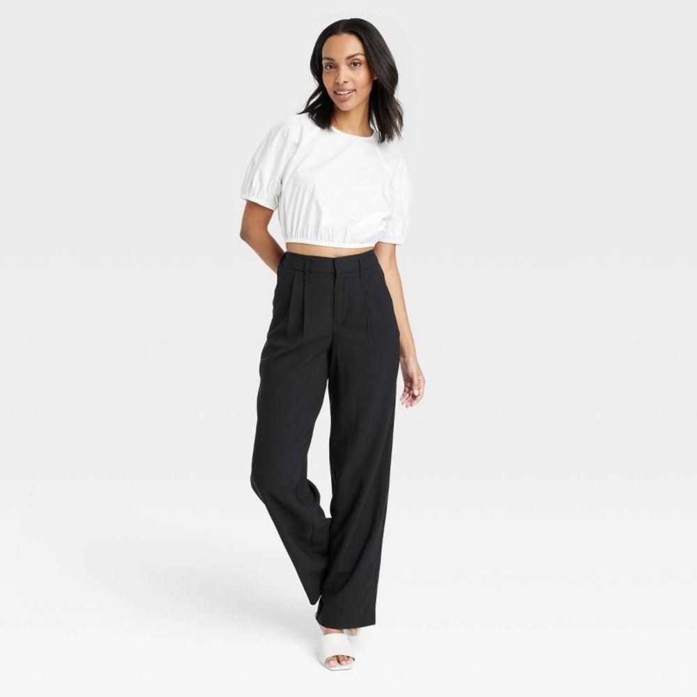 Women's High-Rise Straight Trousers - A New Day. Size 6. New without tag. - Picture 3 of 8
